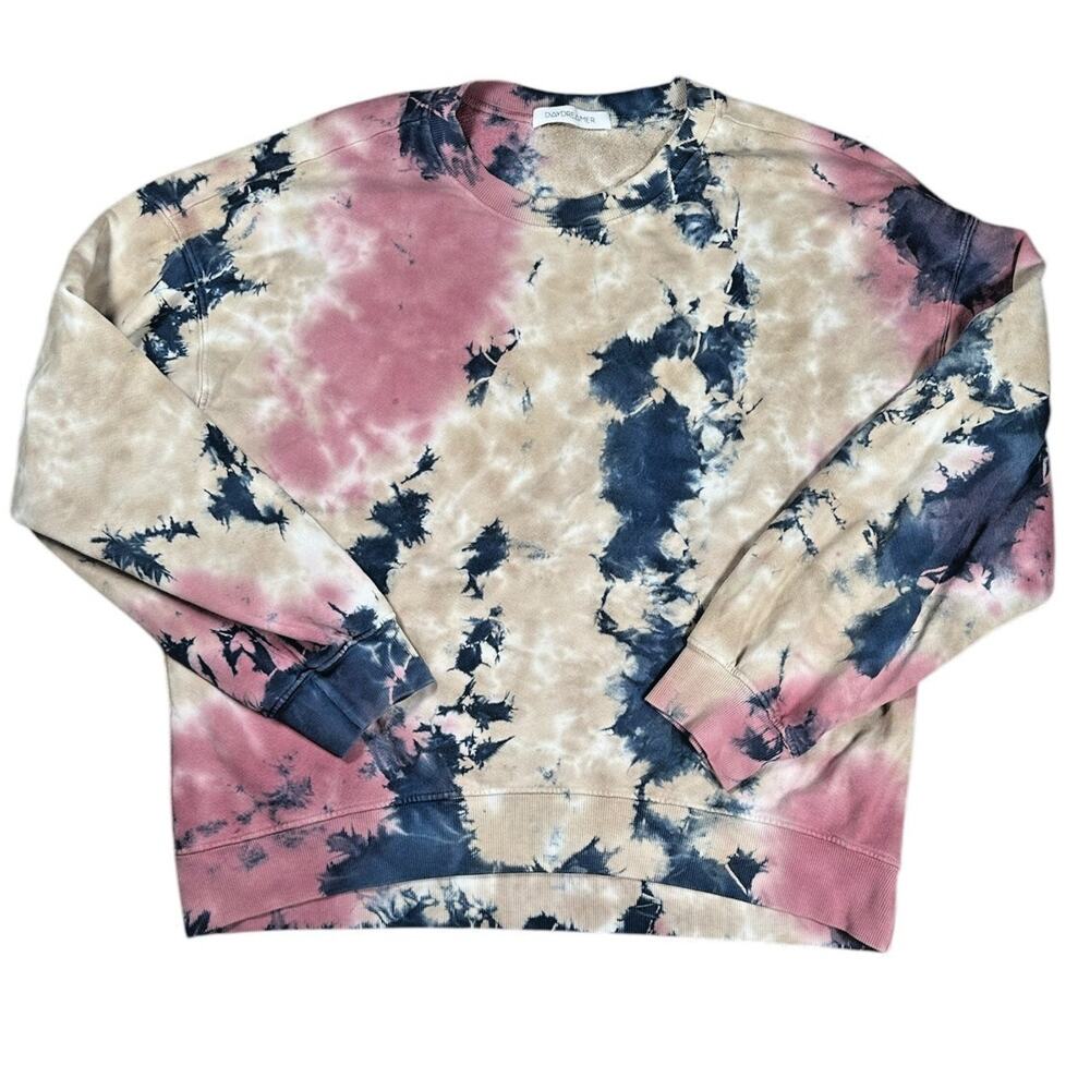 Daydreamer Rogue Storm Tie Dye Oversized Crew Sweatshirt Large Cotton Streetwear